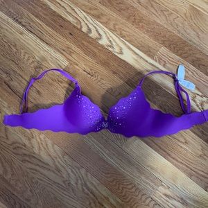 Purple Victoria’s Secret Bra w/ embellished gems